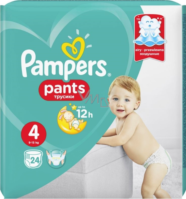 Pampers Pants 4 Maxi 9-15 kg diapers 24 pieces