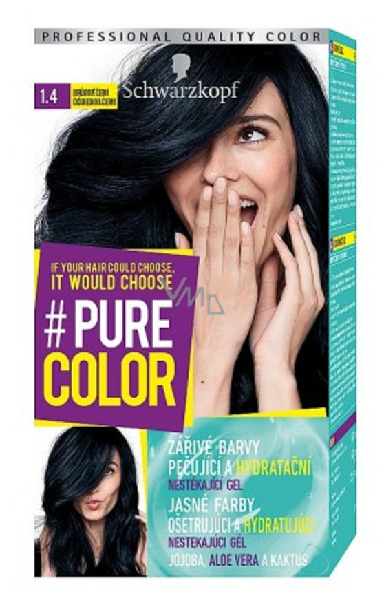 Schwarzkopf Pure Color Washout Hair Color 1 40 Blueberry Black 60 Ml Vmd Parfumerie Drogerie