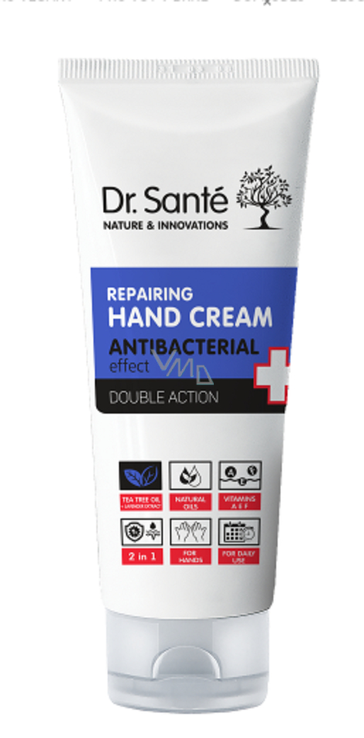 Dr. Santé Antibacterial and Tree - Cream Repair parfumerie ml drogerie - Hand VMD Tea 75 Lavender