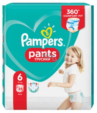 Gentleman vriendelijk cafetaria Knorretje Pampers Pants size 6, 15+ kg diaper panties 25 pieces - VMD parfumerie -  drogerie