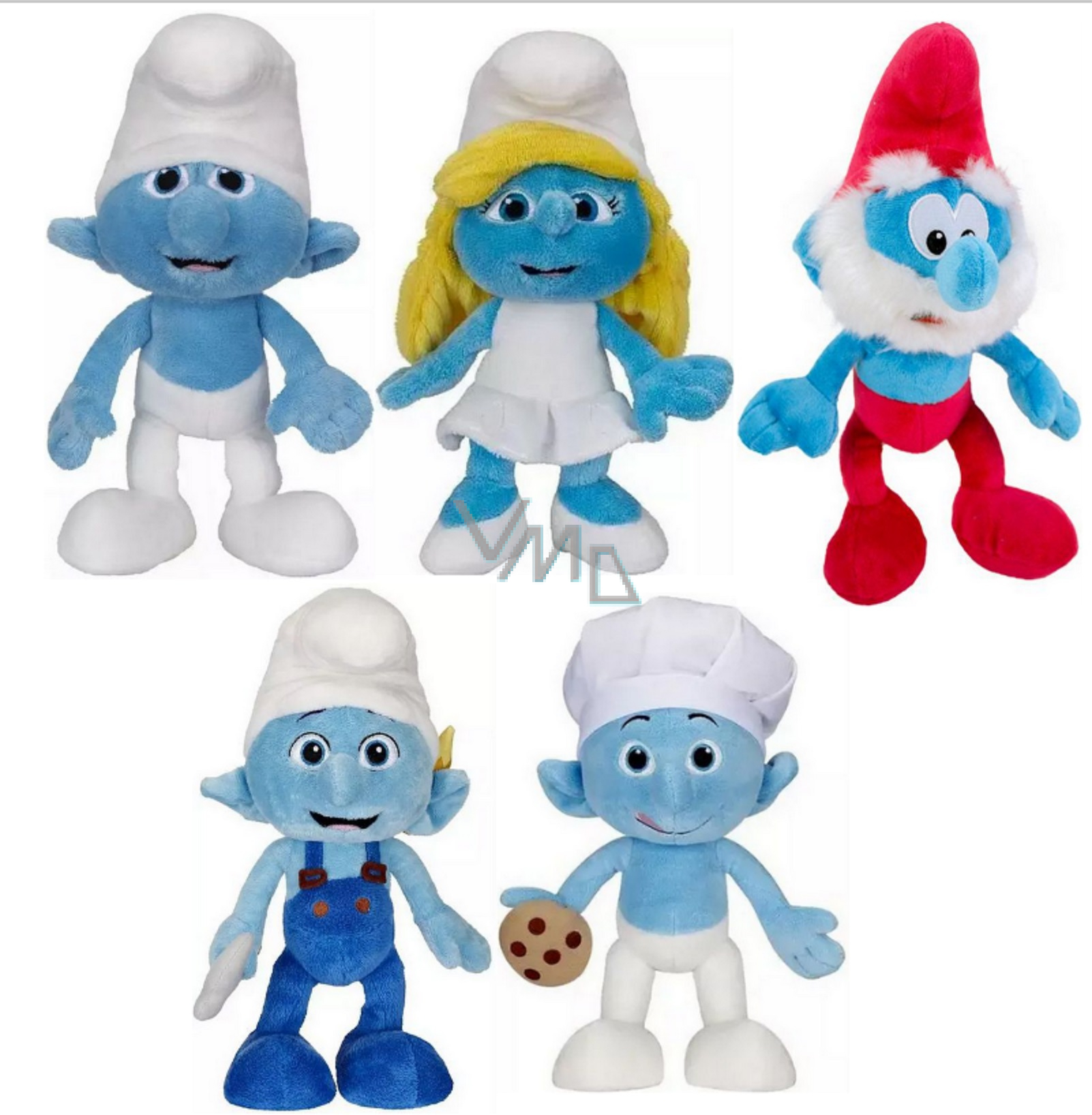 Smurfs plush toy 26 cm various types, recommended age 3+ - VMD