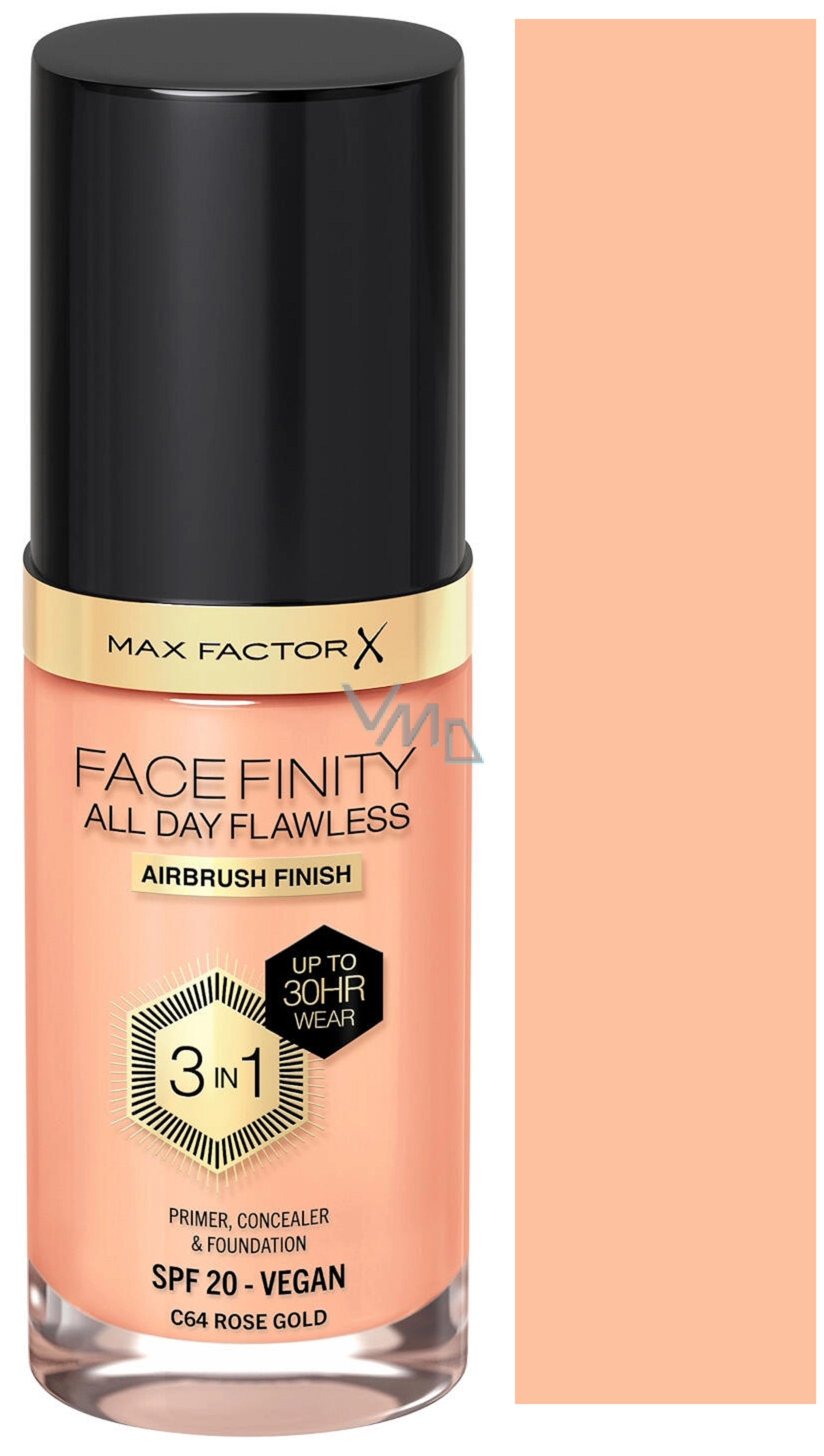Max Factor Facefinity All Day ml - VMD Flawless - Rose parfumerie 3in1 drogerie Gold C64 Make-up 30