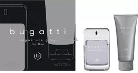 100 - gift men VMD 200 ml, for eau set Grey de parfumerie Bugatti shower ml - + drogerie gel toilette Signature