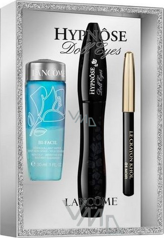 Lancome Hypnose Eyes mascara + two-phase eye make-up remover 30ml + pencil 0.7g, cosmetic set - VMD parfumerie - drogerie