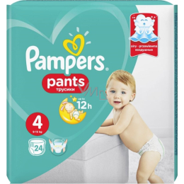 Pampers - Harmonie Nappy Pants, size 4 (9-15 kg), 24 pcs