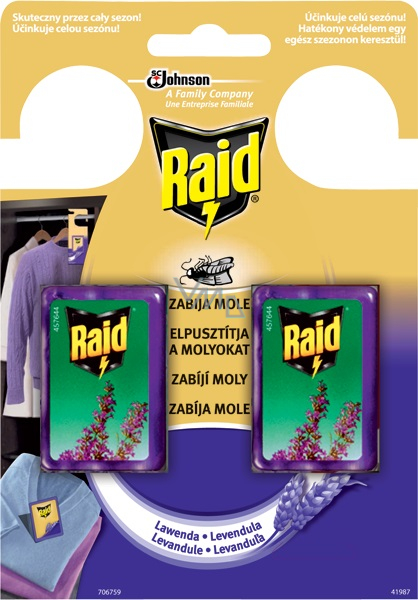 Raid Anti-Moth Protection Spring & Summer against moths with the scent of  spring and summer 4 pieces - VMD parfumerie - drogerie