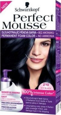 Gepland Baron bedrag Perfect Mousse Permanent Color hair color 210 Ice black - VMD parfumerie -  drogerie