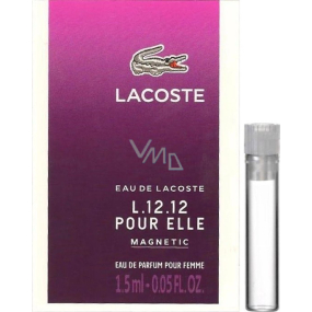 Lacoste Eau de Lacoste L.12.12 Pour Elle Magnetic Eau de Parfum for Women 1.5 ml, vial
