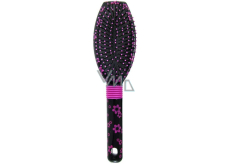 Duko Hair Brush Oval 11 Rows Flower 1450YK