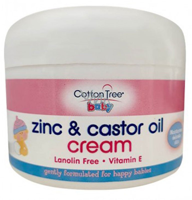 Cotton Tree Baby Zinc & Castor Oil Cream zinc cream ointment for sores for  children 200 g - VMD parfumerie - drogerie