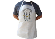 Bohemia Gifts Kitchen Apron with Print Grand Restaurant Grandpa, Length 75 cm