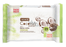 Nuagé Skin Coconut Water Cleansing Wipes 25 pieces