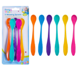 First Steps Long spoon for toddlers from 6 months 5 pieces