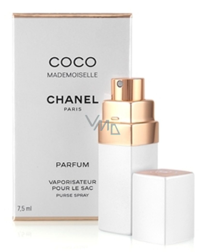 Chanel Coco Mademoiselle perfume for women with a 7.5 ml spray