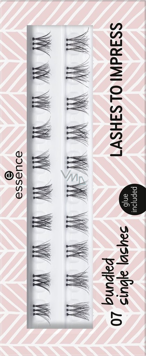 Essence Lashes To Impress VMD - parfumerie pieces Single 07 Lashes 20 - Bundled eyelashes drogerie false