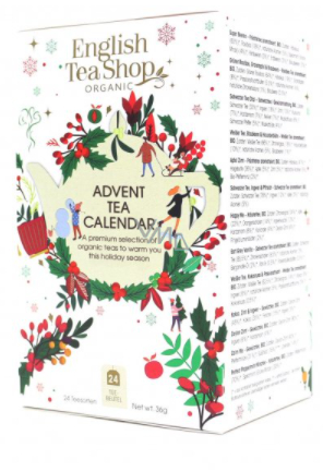 English Tea Shop Organic White Book Advent Calendar
