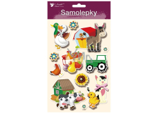 Stickers farm 3D Donkey 13 x 23 cm