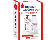 Lactovit Lactourea regenerating body lotion 400 ml + regenerating shower gel 500 ml, cosmetic set