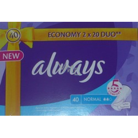 Always Normal Intimate Inserts 2 x 20 pieces