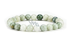 Jade Barna bracelet elastic natural stone, ball 8 mm / 16 - 17 cm