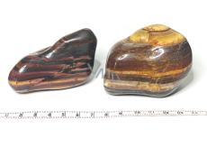 Tiger Eye Tumbled natural stone 220 - 280 g, 1 piece, stone of the sun and earth, brings luck and wealth