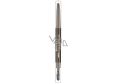 Essence Wow What a Brow Waterproof Eyebrow Pencil with Brush 03 Dark Brown 0,2 g