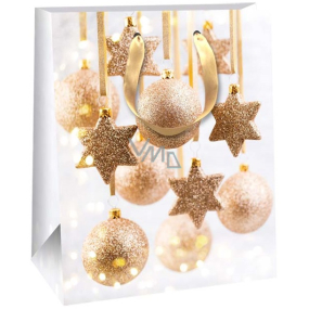 Ditipo Paper gift bag 26,4 x 13,6 x 32,7 cm Christmas copper ornaments