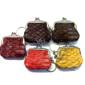 Wallet with clip 7 x 7 cm different colours