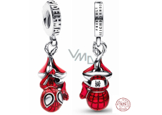 Charm Sterling silver 925 Marvel Spiderman, bracelet pendant