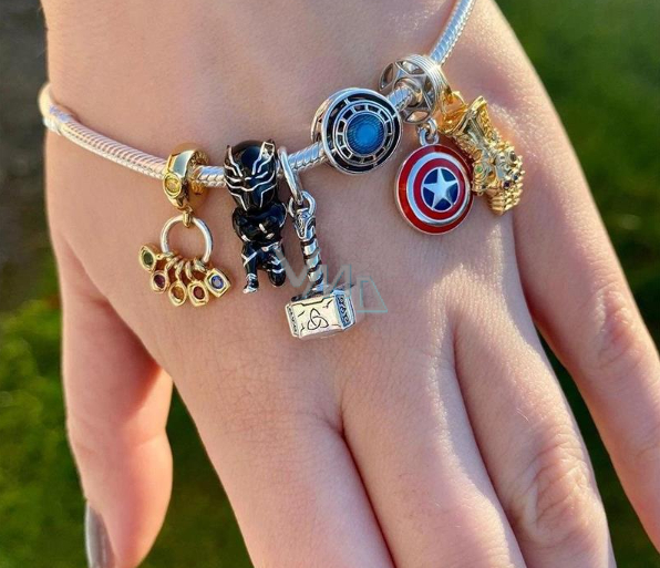 Charm Marvel Les Gardiens de la Galaxie Groot Dansant, Argent 925/1000ᵉ