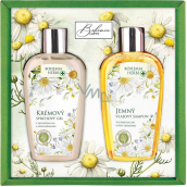 Bohemia Gifts Chamomile cream shower gel 250 ml + gentle hair shampoo 250 ml, cosmetic set for women