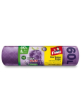 Fino Zeus Flex Lavender Retractable bin bags, 35 µ, 60 litres 63 x 70 cm 8 pieces