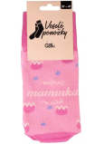 Albi Happy Socks The Best Mum in the World, universal size 1 pair