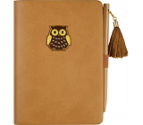 Albi Diary 2025 design pen - Owl 10,7 x 14,5 x 1,2 cm