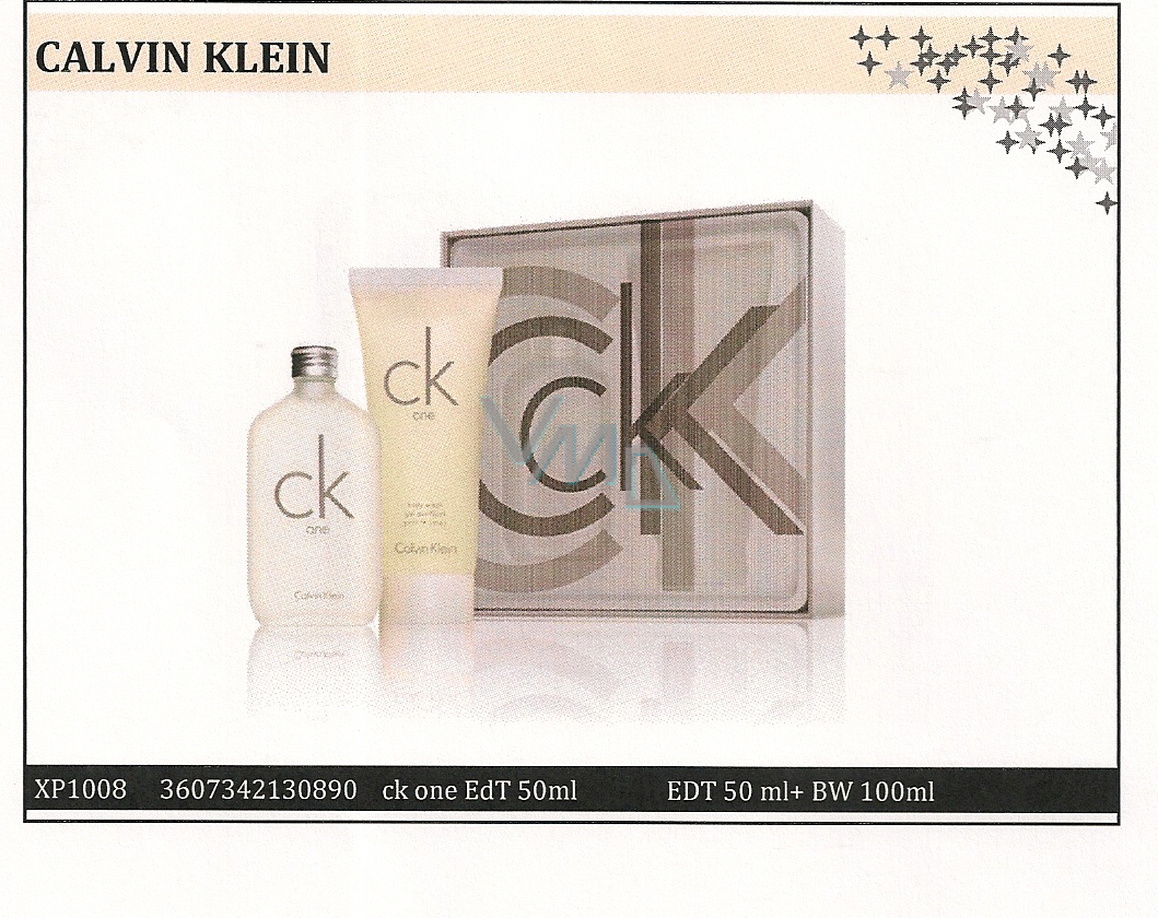 Calvin Klein One eau de toilette 50 ml + shower gel 100 ml, unisex gift set  - VMD parfumerie - drogerie