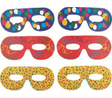 Spectacle masks color print 6 pieces