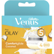 Gillette Venus Plus Olay Coconut Replacement Heads 4 pieces for women