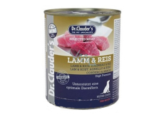 Dr. Clauders Lamb with rice complete super premium food 94% meat for adult dogs 800 g