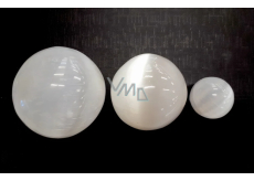 Selenite sphere natural stone 6 cm, angelic energy