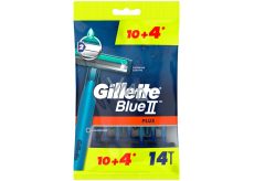 Gillette Blue II Plus Disposable Razors for Men, Pack of 14 Pieces