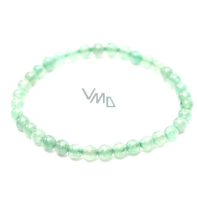 Aventurine bracelet elastic natural stone, ball 4 mm / 15 cm, for children, lucky stone