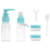 Travel set of containers in a plastic case 3 x 50 ml