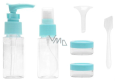 Travel set of containers in a plastic case 3 x 50 ml