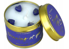 Bomb Cosmetics Thinking of you - Thinking of you scented natural, handmade candle in a tin box burns up to 35 hours