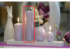 Lima Pastel candle metal light purple cylinder 50 x 170 mm 1 piece