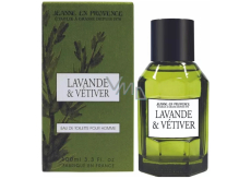 Jeanne en Provence Men Lavande & Vétiver - Lavande & Lemongrass Eau de Toilette 100 ml