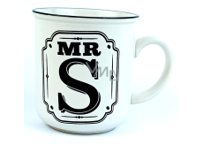 Albi Ceramic tin with inscription Mr S 320 ml