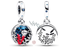 Charm Sterling silver 925 Australian coral reef 2in1, travel bracelet pendant