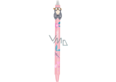 Colorino Rubberized pen Koala pink, blue refill 0,5 mm