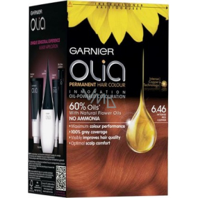 Garnier Olia Ammonia-Free Hair Color 6.46 Intensive red copper